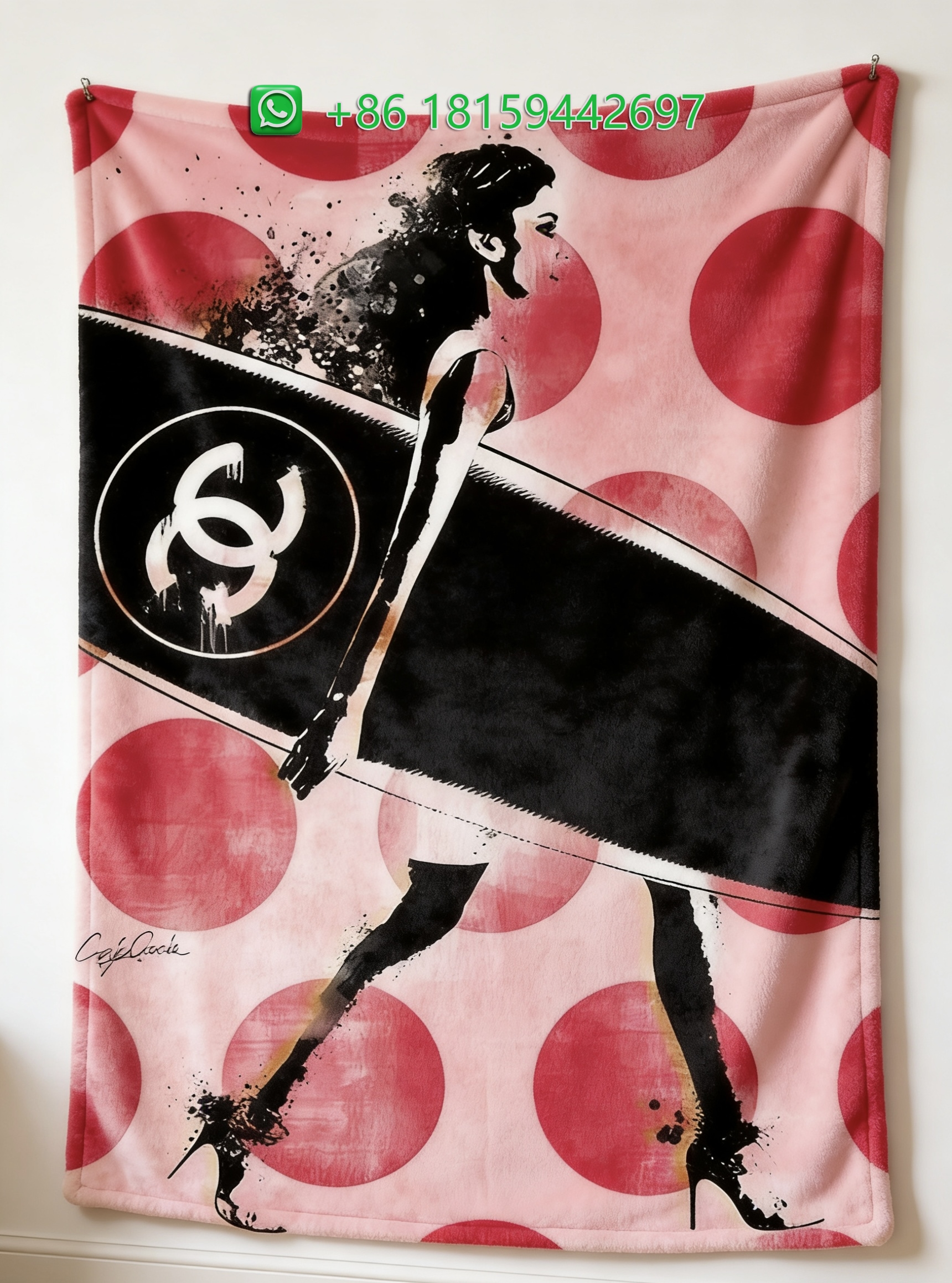 Chanel Throw Blankets